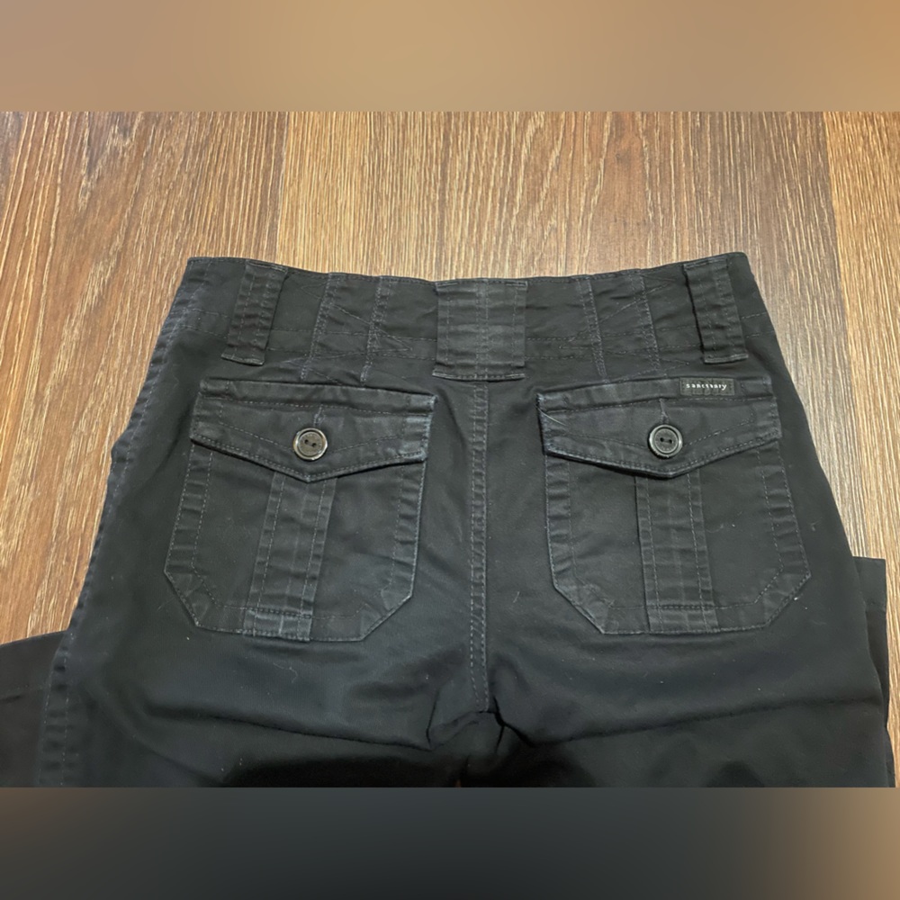 Low rise bootcut jeans